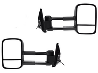 Extendable Towing Mirrors without Indicators for Mitsubishi Pajero - Electric Mirror - Pair (2001 - 2019)-Spoilers and Bodykits Australia