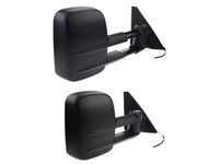 Extendable Towing Mirrors without Indicators for Mitsubishi Pajero - Electric Mirror - Pair (2001 - 2019)-Spoilers and Bodykits Australia