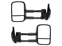 Extendable Towing Mirrors without Indicators for Mitsubishi Pajero - Manual Mirror - Pair (2001 - 2019)-Spoilers and Bodykits Australia