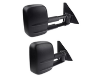 Extendable Towing Mirrors without Indicators for Mitsubishi Pajero - Manual Mirror - Pair (2001 - 2019)-Spoilers and Bodykits Australia