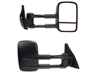 Extendable Towing Mirrors without Indicators for Mitsubishi Pajero - Manual Mirror - Pair (2001 - 2019)-Spoilers and Bodykits Australia