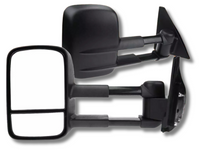 Extendable Towing Mirrors without Indicators for Mitsubishi Pajero - Manual Mirror - Pair (2001 - 2019)-Spoilers and Bodykits Australia