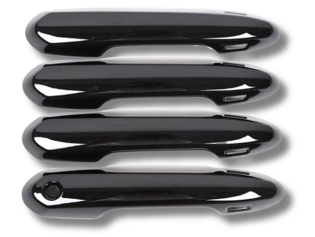 Exterior Door Handle Covers x4 for 300 Series Toyota Landcruiser LC300 - Gloss Black (2023 Onwards)-Spoilers and Bodykits Australia