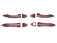 Exterior Door Handle Covers x4 for Alfa Romeo Giulia - Carbon Fibre Look (2017 - 2020)-Spoilers and Bodykits Australia