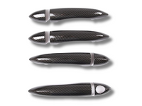 Exterior Door Handle Covers x4 for Alfa Romeo Giulia - Carbon Fibre Look (2017 - 2020)-Spoilers and Bodykits Australia