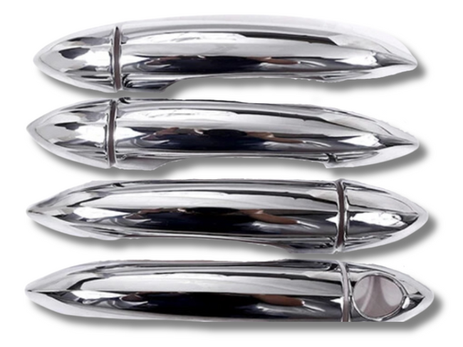 Exterior Door Handle Covers x4 for Alfa Romeo Giulia - Chrome (2017 - 2020)-Spoilers and Bodykits Australia