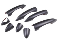 Exterior Door Handle Covers x4 for Alfa Romeo Giulia - Matt Black (2017 - 2020)-Spoilers and Bodykits Australia