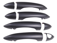 Exterior Door Handle Covers x4 for Alfa Romeo Giulia - Matt Black (2017 - 2020)-Spoilers and Bodykits Australia