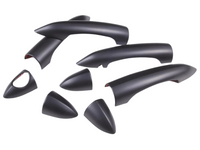 Exterior Door Handle Covers x4 for Alfa Romeo Giulia - Matt Black (2017 - 2020)-Spoilers and Bodykits Australia