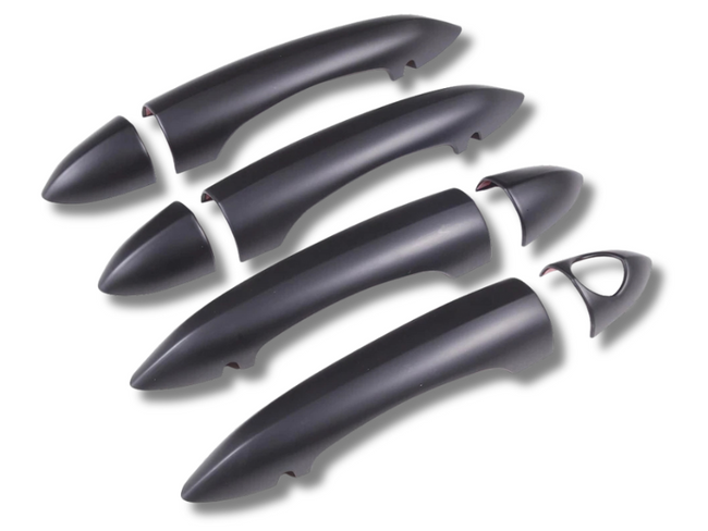 Exterior Door Handle Covers x4 for Alfa Romeo Giulia - Matt Black (2017 - 2020)-Spoilers and Bodykits Australia