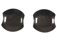 Exterior Door Handle Inserts x2 for Toyota 86 / Subaru BRZ - Carbon Fibre Look (2012 - 2021)-Spoilers and Bodykits Australia