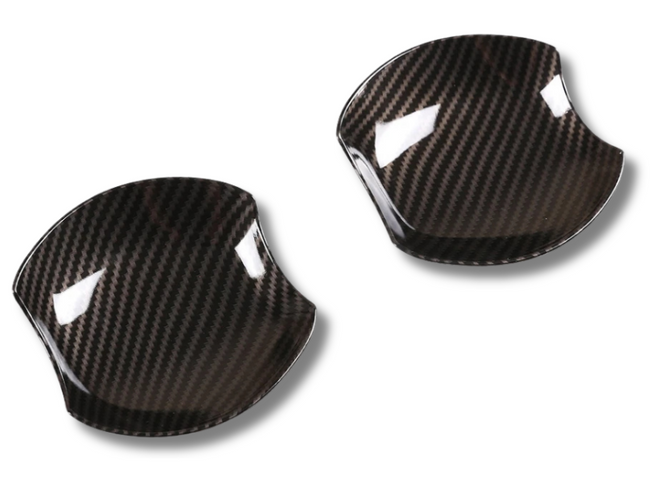 Exterior Door Handle Inserts x2 for Toyota 86 / Subaru BRZ - Carbon Fibre Look (2012 - 2021)-Spoilers and Bodykits Australia