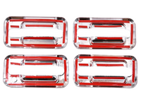 Exterior Door Handle Inserts x4 for Hummer H2 - Chrome (2003 - 2009)-Spoilers and Bodykits Australia