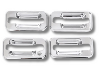 Exterior Door Handle Inserts x4 for Hummer H2 - Chrome (2003 - 2009)-Spoilers and Bodykits Australia