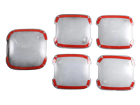 Exterior Door Handle Inserts x5 for Land Rover Defender 110 - Gloss Black (2020 - 2023)-Spoilers and Bodykits Australia