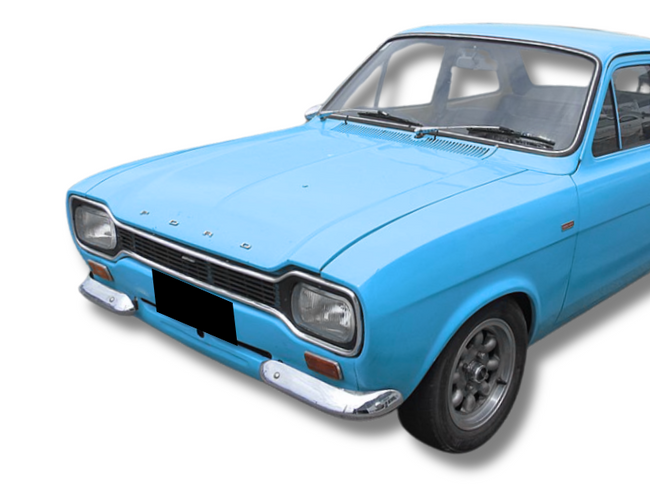Front Bumpers for Ford Escort MK1 (Pair) (Fibreglass)