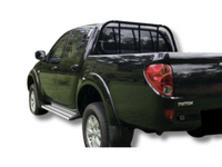 Flares for Mitsubishi Triton ML  MN - Black - Set of 4 (2006 - 2014 Models) - Spoilers And Bodykits Australia