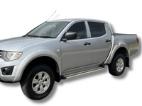 Flares for Mitsubishi Triton ML  MN - Silver - Set of 4 (2006 - 2014 Models)- Spoilers And Bodykits Australia