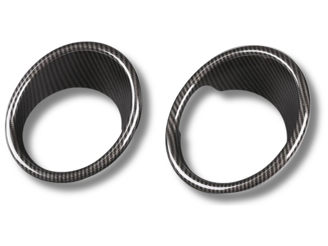 Fog Light Surrounds for BMW X5 F15 - Carbon Fibre Look - Pair (2014 - 2018)-Spoilers and Bodykits Australia