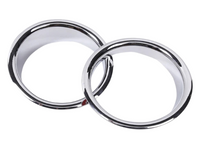 Fog Light Surrounds for Hummer H2 - Chrome - Pair (2003 - 2009)-Spoilers and Bodykits Australia