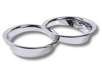 Fog Light Surrounds for Hummer H2 - Chrome - Pair (2003 - 2009)-Spoilers and Bodykits Australia