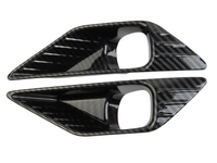 Fog Light Surrounds for Mitsubishi Outlander - Carbon Fibre Look - Pair (2022 - 2023)-Spoilers and Bodykits Australia