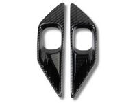 Fog Light Surrounds for Mitsubishi Outlander - Carbon Fibre Look - Pair (2022 - 2023)-Spoilers and Bodykits Australia