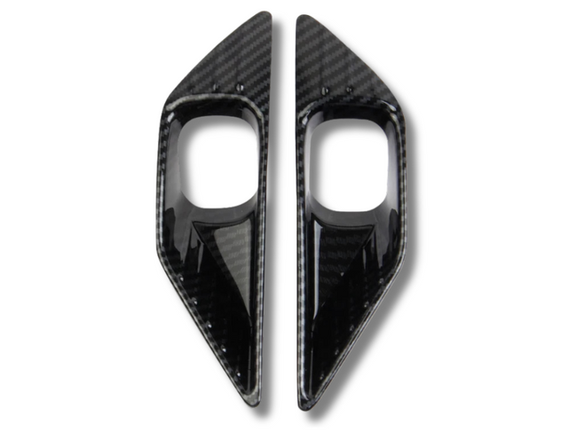 Fog Light Surrounds for Mitsubishi Outlander - Carbon Fibre Look - Pair (2022 - 2023)-Spoilers and Bodykits Australia