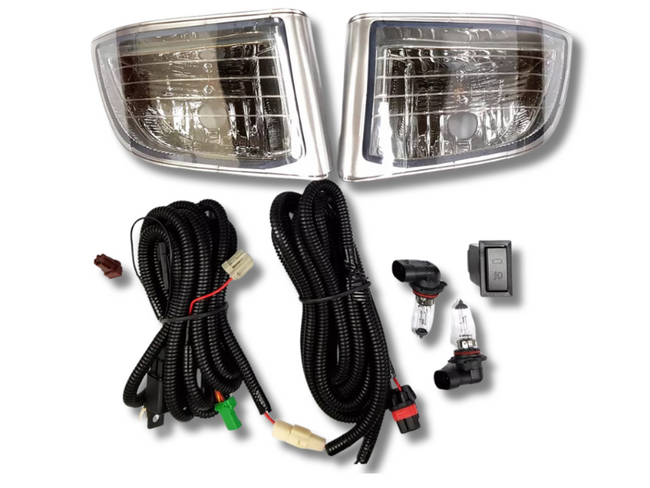 Fog Lights for 120 Series Toyota Prado - Pair (09/2002 - 07/2009)-Spoilers and Bodykits Australia