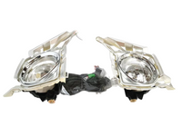 Fog Lights with Chrome Surrounds for 200 Series Toyota Landcruiser FJ200 - Pair (2012 - 2015)-Spoilers and Bodykits Australia