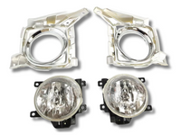 Fog Lights with Chrome Surrounds for 200 Series Toyota Landcruiser FJ200 - Pair (2012 - 2015)-Spoilers and Bodykits Australia