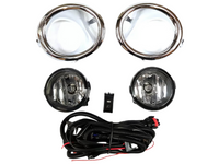 Fog Lights with Chrome Surrounds for GU Nissan Patrol Y61 - Pair (2010 - 2016)-Spoilers and Bodykits Australia