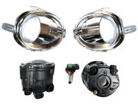 Fog Lights with Chrome Surrounds for GU Nissan Patrol Y61 - Pair (2010 - 2016)-Spoilers and Bodykits Australia