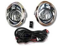 Fog Lights with Chrome Surrounds for GU Nissan Patrol Y61 - Pair (2010 - 2016)-Spoilers and Bodykits Australia