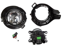 Fog Lights with Surrounds for D40 Nissan Navara - Pair (05/2005 - 04/2015)-Spoilers and Bodykits Australia