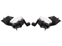 Fog Lights with Surrounds for Holden Colorado RG - Black - Pair (2017 Onwards)-Spoilers and Bodykits Australia