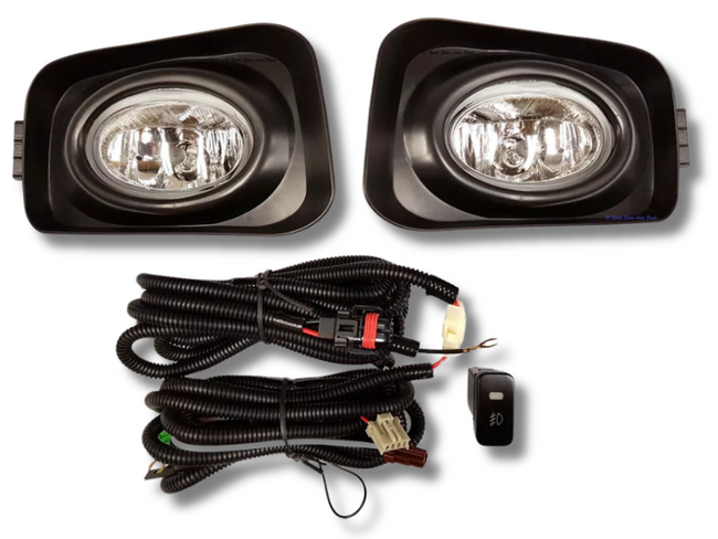 Fog Lights with Surrounds for Honda Accord Euro CL - Pair (2003 - 12/2005)-Spoilers and Bodykits Australia