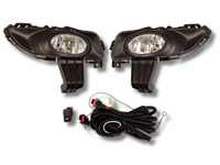 Fog Lights with Surrounds for Mazda 3 BK 4 Door Sedan - Pair (2004 - 06/2006)-Spoilers and Bodykits Australia