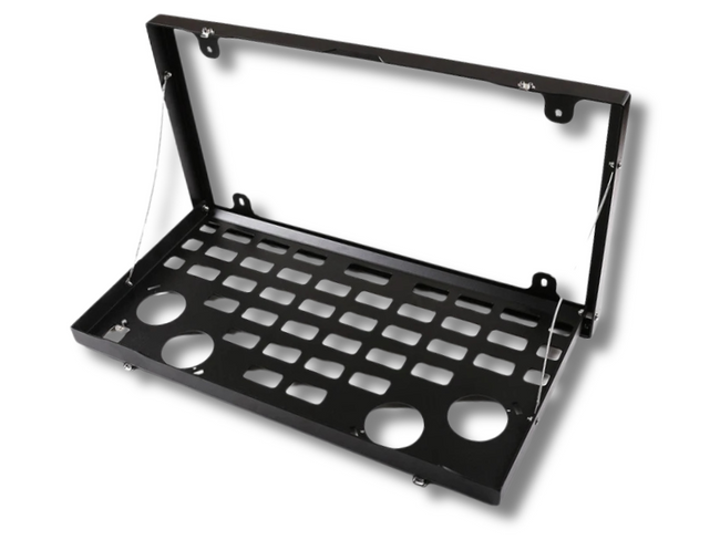 Foldable Tailgate Storage Shelf Table for Land Rover Defender - Alloy (2020 - 2022)-Spoilers and Bodykits Australia