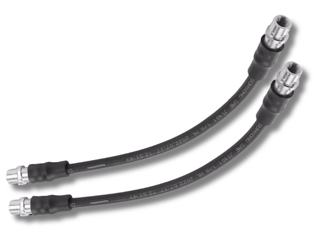 Front Brake Hoses x2 for Audi A4 B5 8D2 / 8D5 / A6 C5 4B2 / 4B5 1.8L / 2.4L / 3.0L (1995 - 2005)-Spoilers and Bodykits Australia