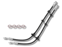 Front Brake Hydraulic Hoses x2 for Land Rover Range Rover L322 (2006 - 2012)-Spoilers and Bodykits Australia