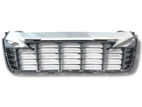 Front Bumper Bar Lower Grill for Isuzu D-MAX - Chrome / Grey (2019 Onwards)-Spoilers and Bodykits Australia