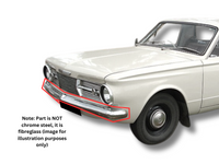 Front Bumper Bar for Chrysler Valiant - AP6 Style (Fibreglass)-Spoilers and Bodykits Australia