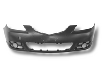 Front Bumper Bar for Mazda 3 SP23 Sedan BK (01/2004 - 06/2006)-Spoilers and Bodykits Australia