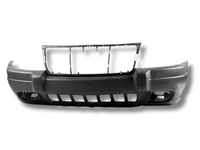 Front Bumper Bar with Fog Light Hole for Jeep Grand Cherokee WJ / WG (1999 - 2005)-Spoilers and Bodykits Australia