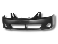 Front Bumper Bar with Fog Light Hole for Kia Cerato - Smooth Finish (2004 - 2007)-Spoilers and Bodykits Australia