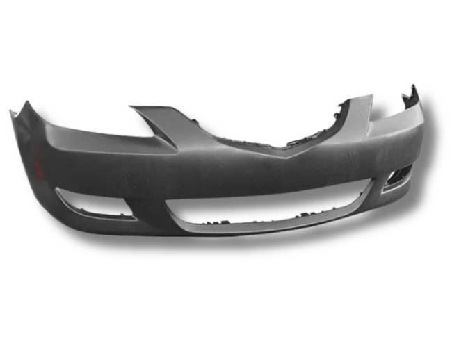 Front Bumper Bar with Large Number Plate Section for Mazda 3 BK Sedan (01/2004 - 06/2006)-Spoilers and Bodykits Australia