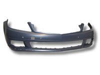 Front Bumper Bar with Sensor Hole & without Nozzle Hole for Mercedes Benz C Class W204 S1 (2007 - 2011)-Spoilers and Bodykits Australia