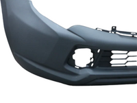 Front Bumper Bar without Flare Hole for MQ Mitsubishi Triton 2WD / 4WD (01/2015 - 11/2018)-Spoilers and Bodykits Australia