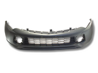 Front Bumper Bar without Flare Hole for MQ Mitsubishi Triton 2WD / 4WD (01/2015 - 11/2018)-Spoilers and Bodykits Australia